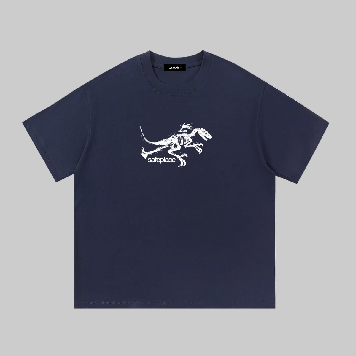 jurassic heavyweight tee (white print)