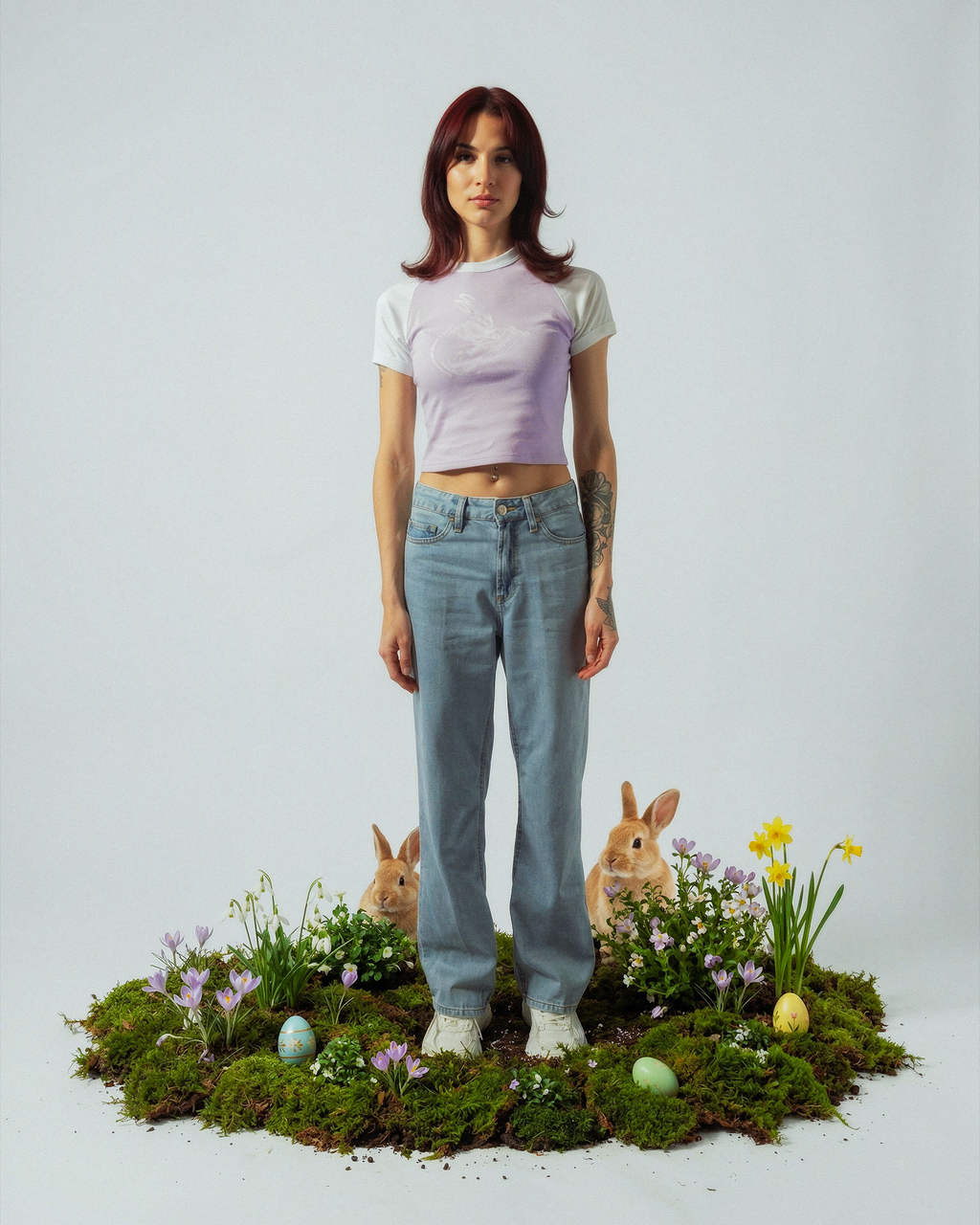 easter bunny baby tee