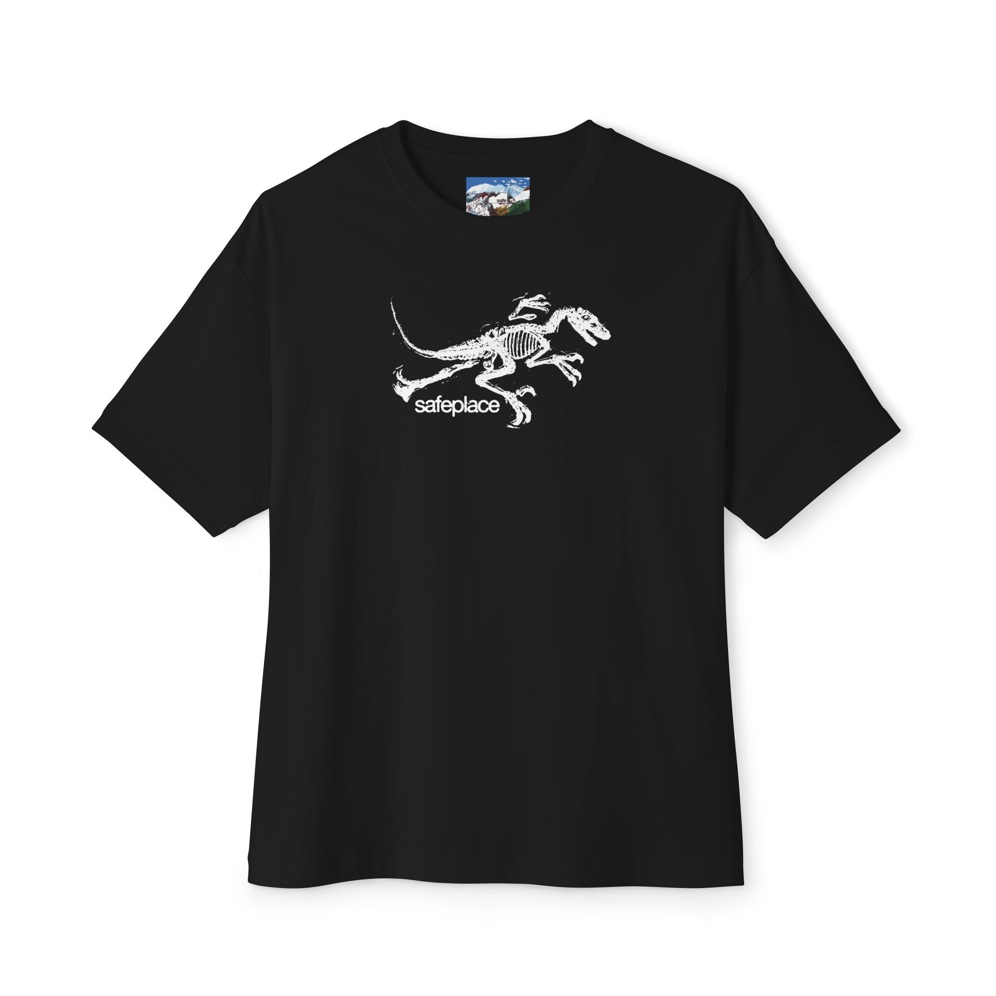 jurassic classic tee (white print)