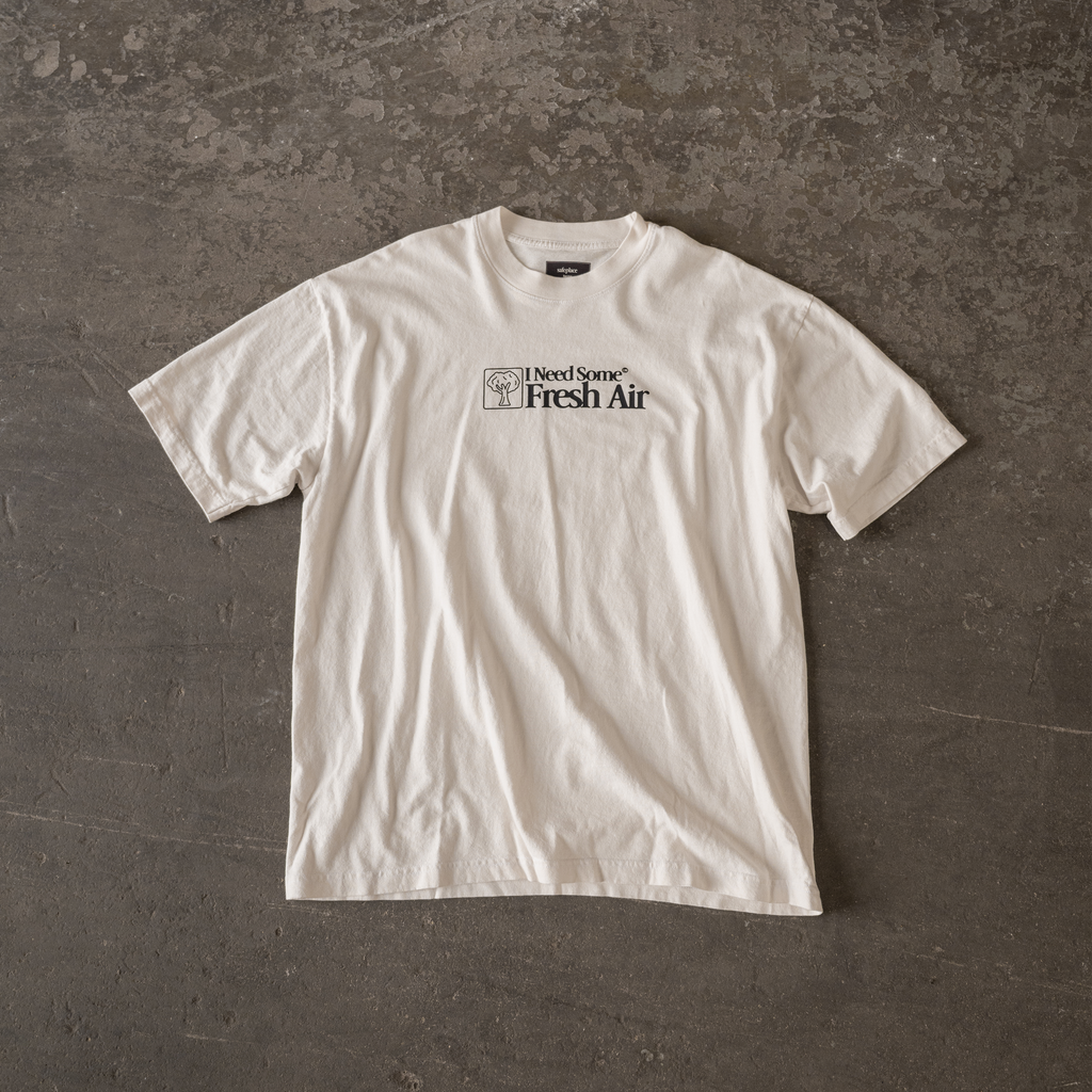 fresh air heavyweight tee [off-white]
