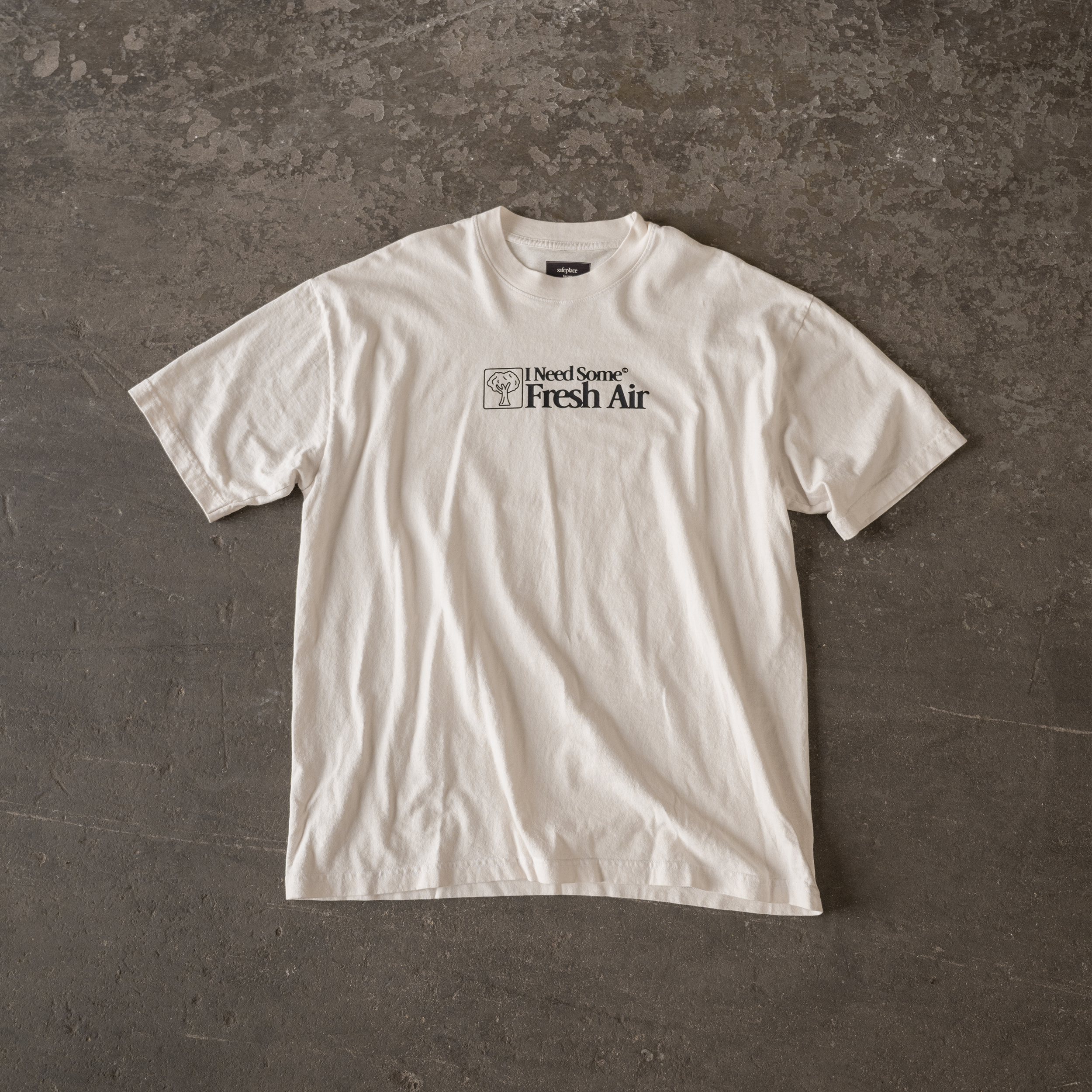 fresh air heavyweight tee [off-white]