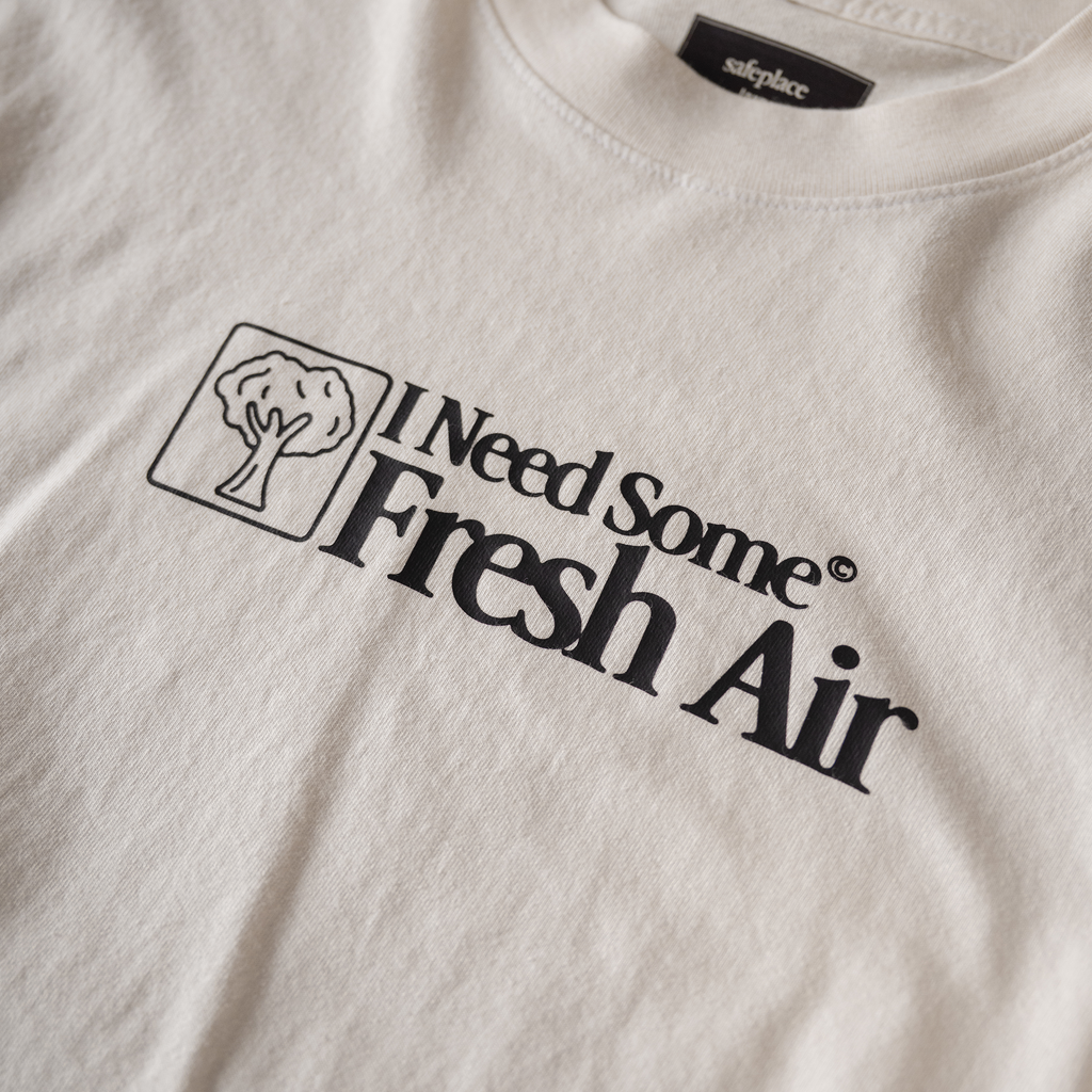 fresh air heavyweight tee [off-white]