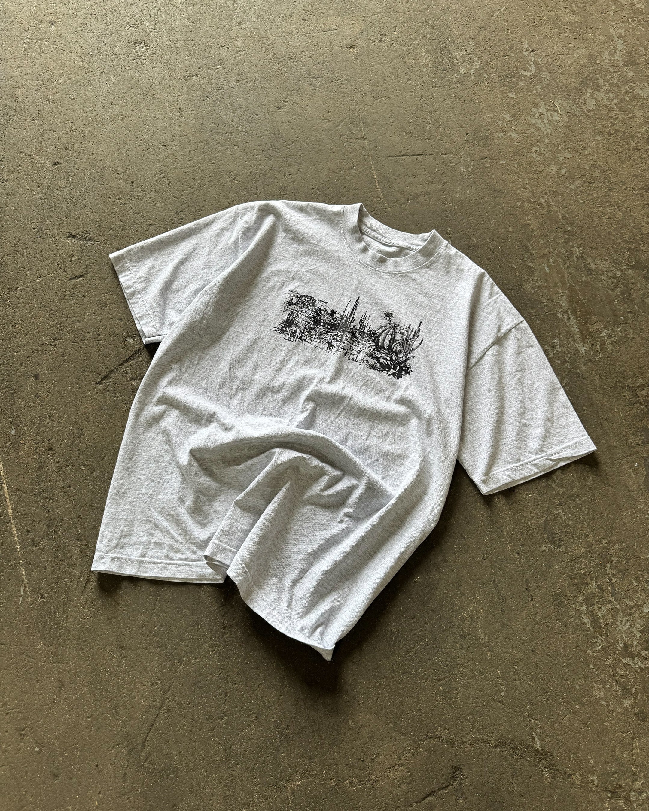wild west heavyweight tee [heather grey]