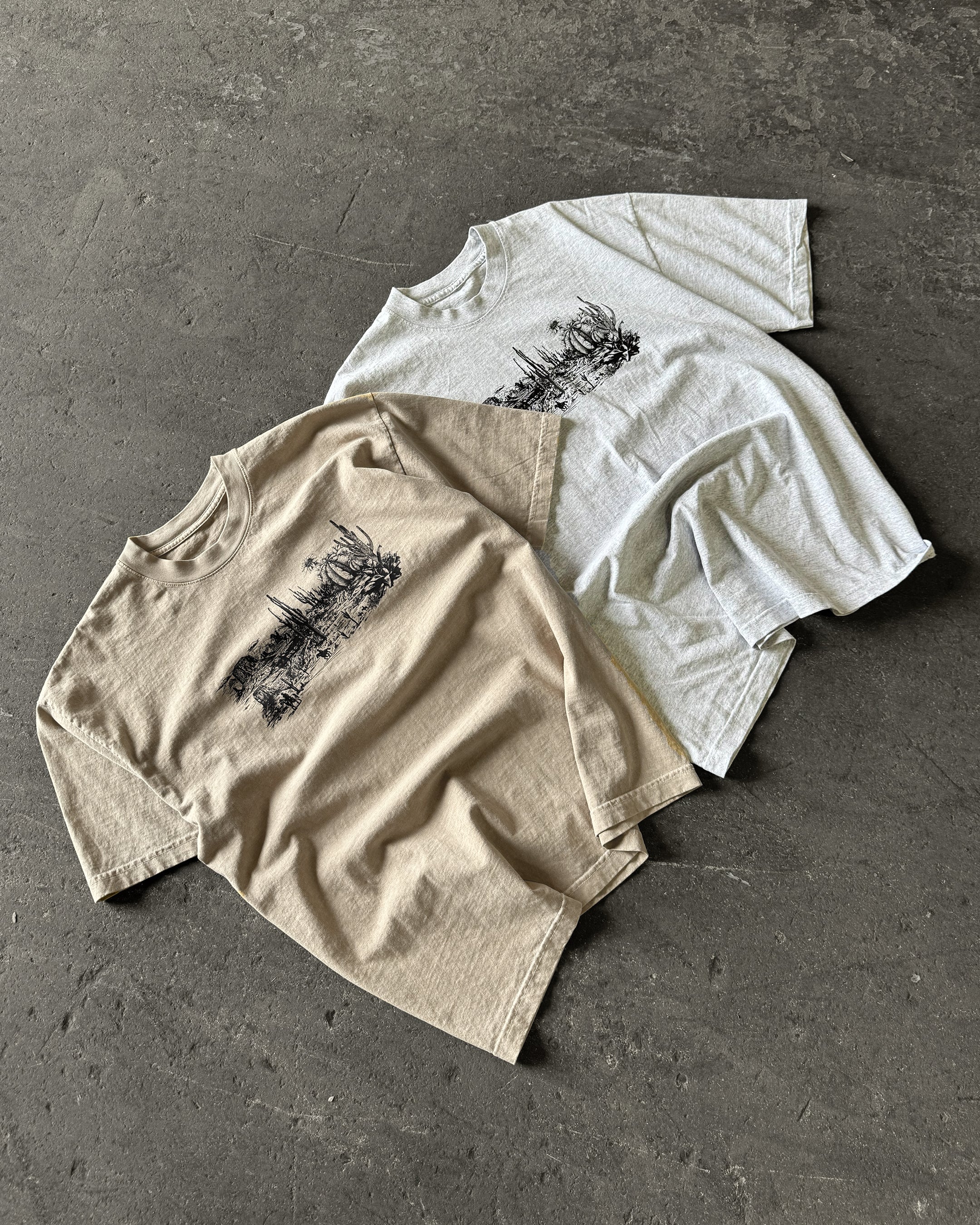 wild west heavyweight tee [mushroom]