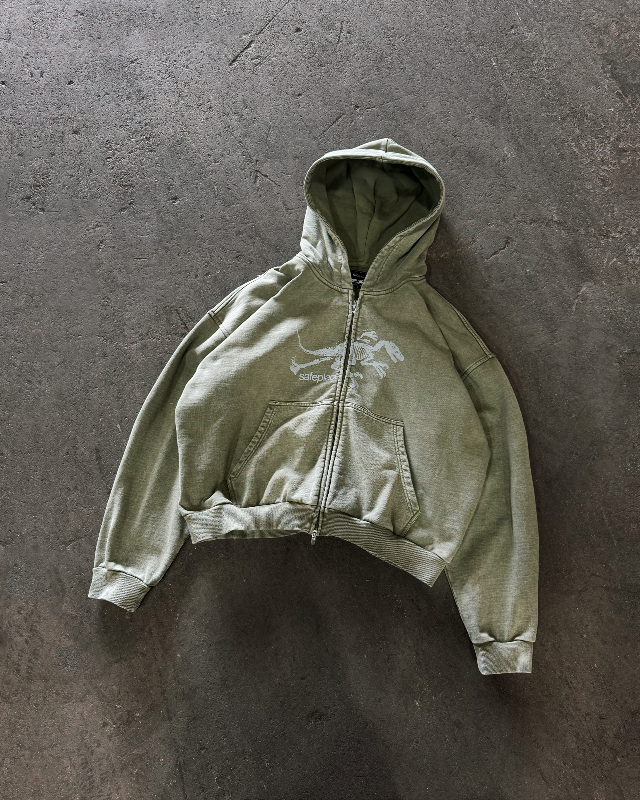 jurassic zip-up [lily green]