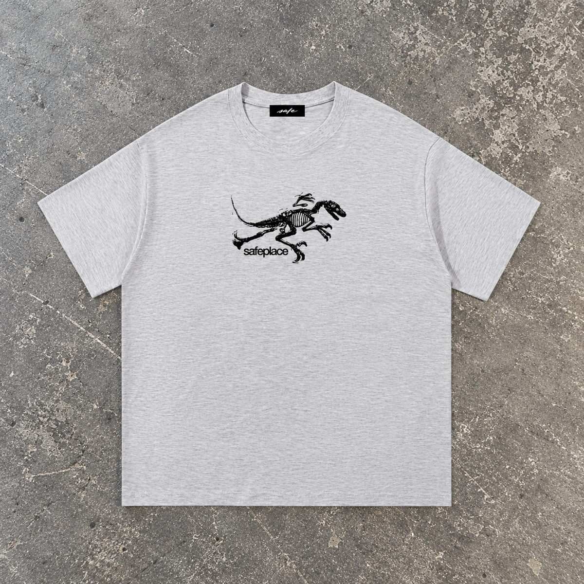 jurassic heavyweight tee (black print)