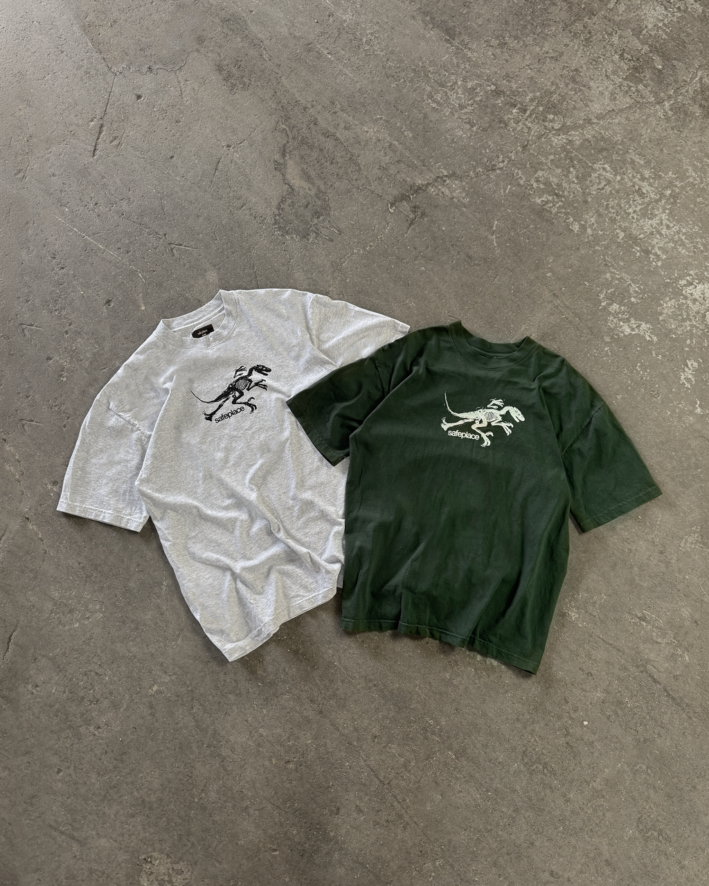 jurassic heavyweight tee [heather grey]