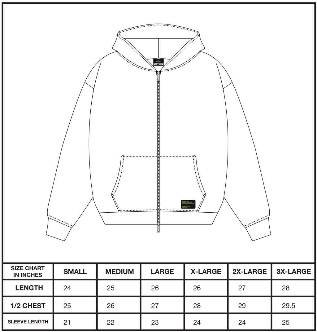 overtime waffle zip-up