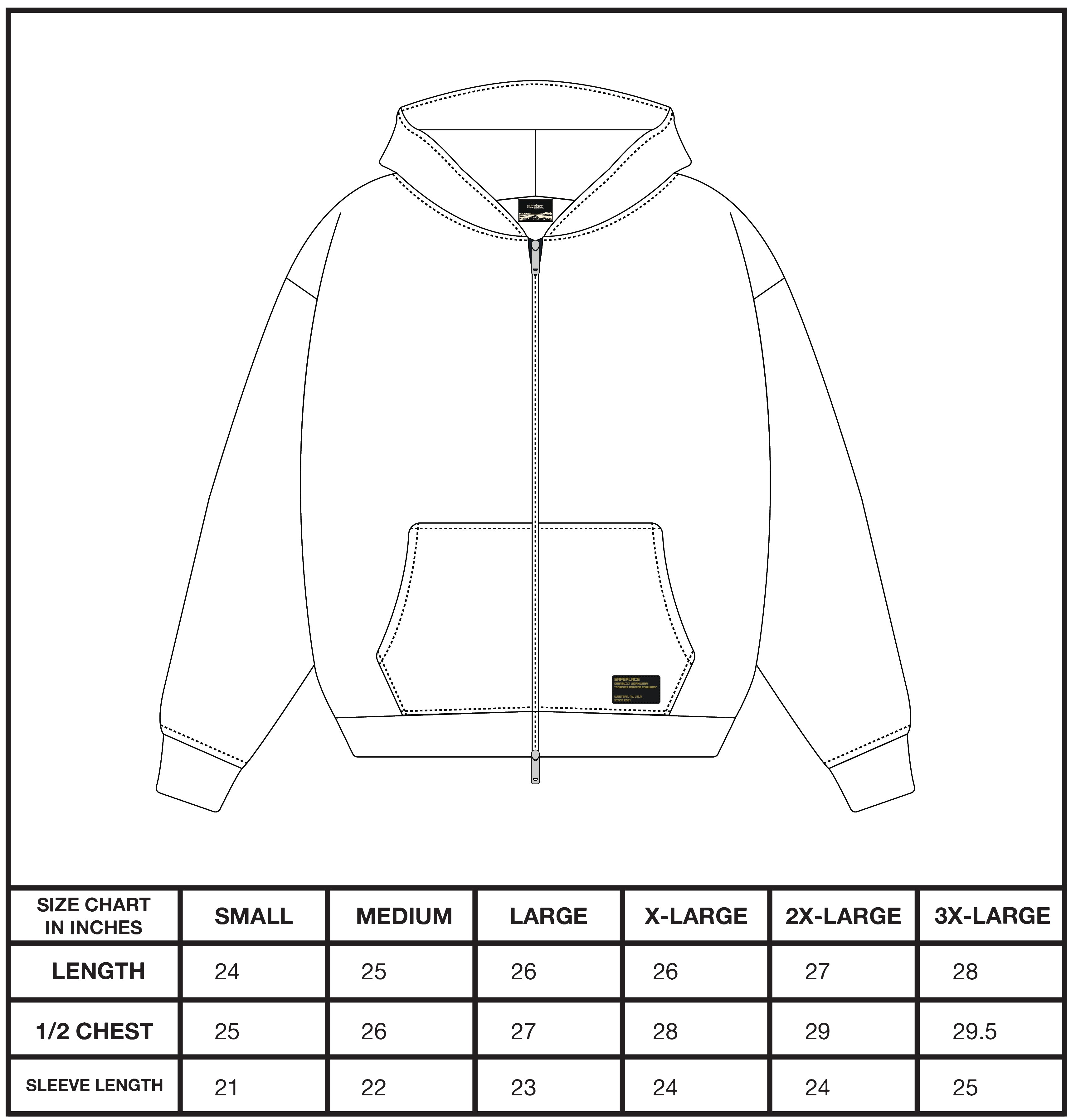 overtime waffle zip-up