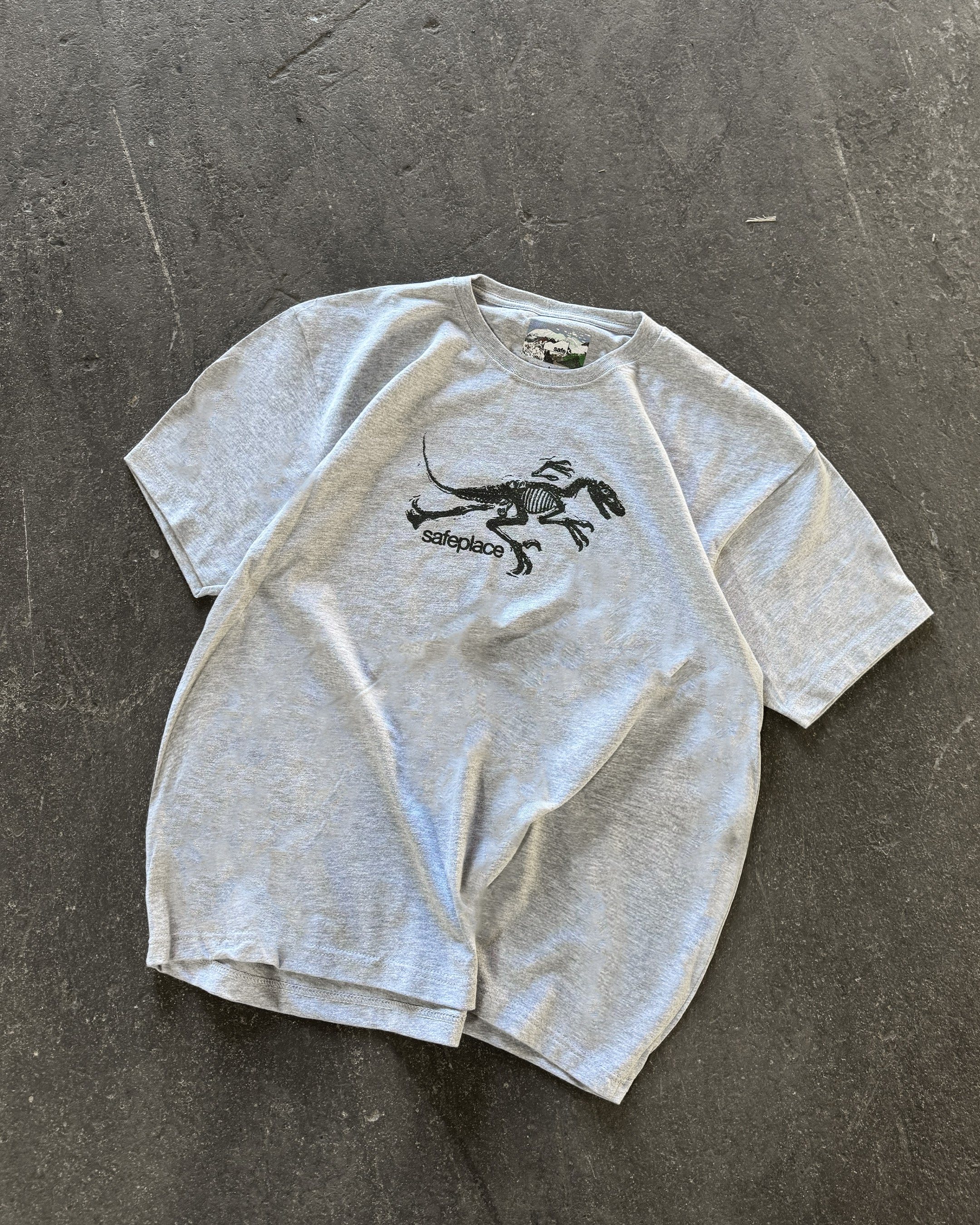 jurassic classic tee [grey print]