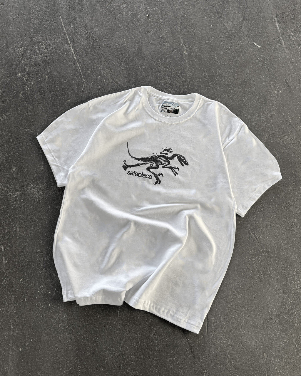jurassic classic tee [grey print]