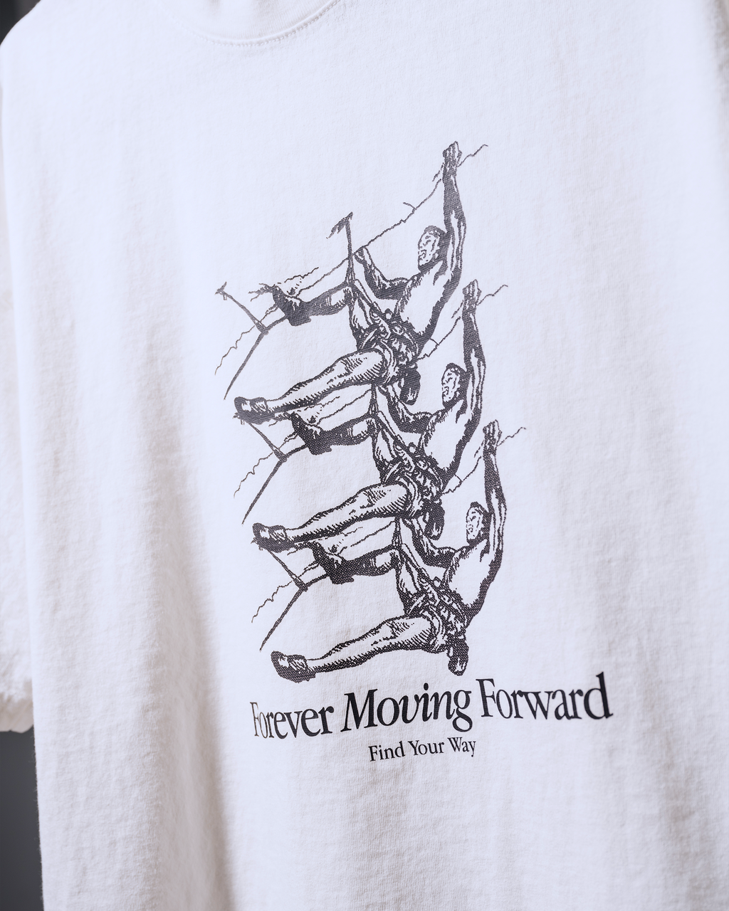 climb heavyweight tee [white]