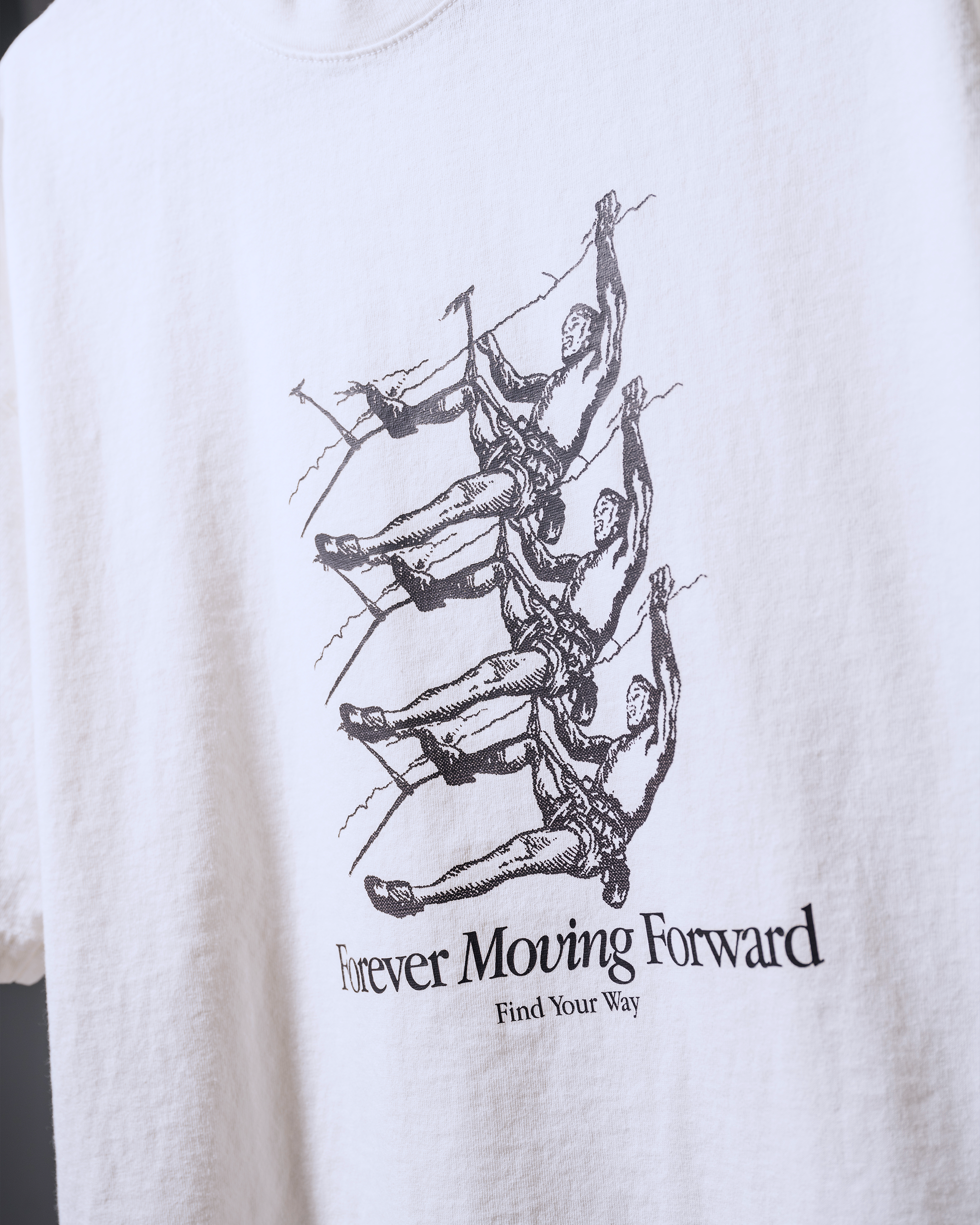 climb heavyweight tee [white]