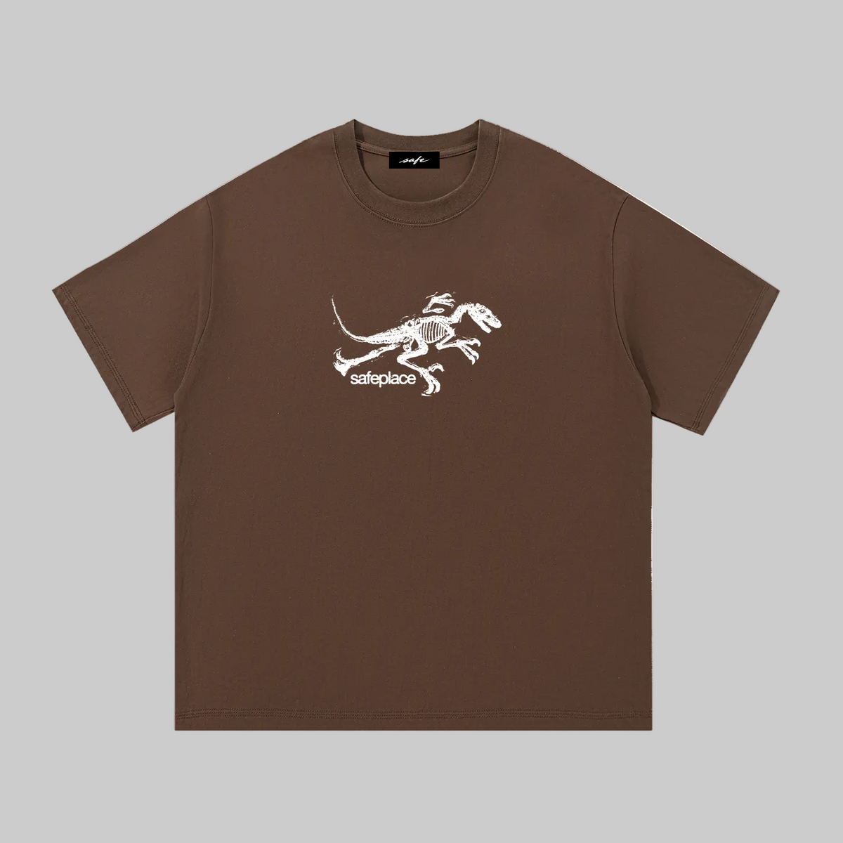 jurassic heavyweight tee (white print)