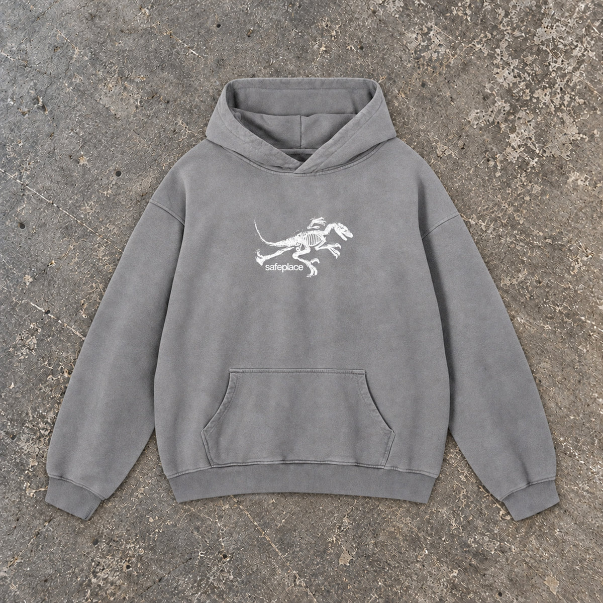 jurassic sunfaded pullover hoodie