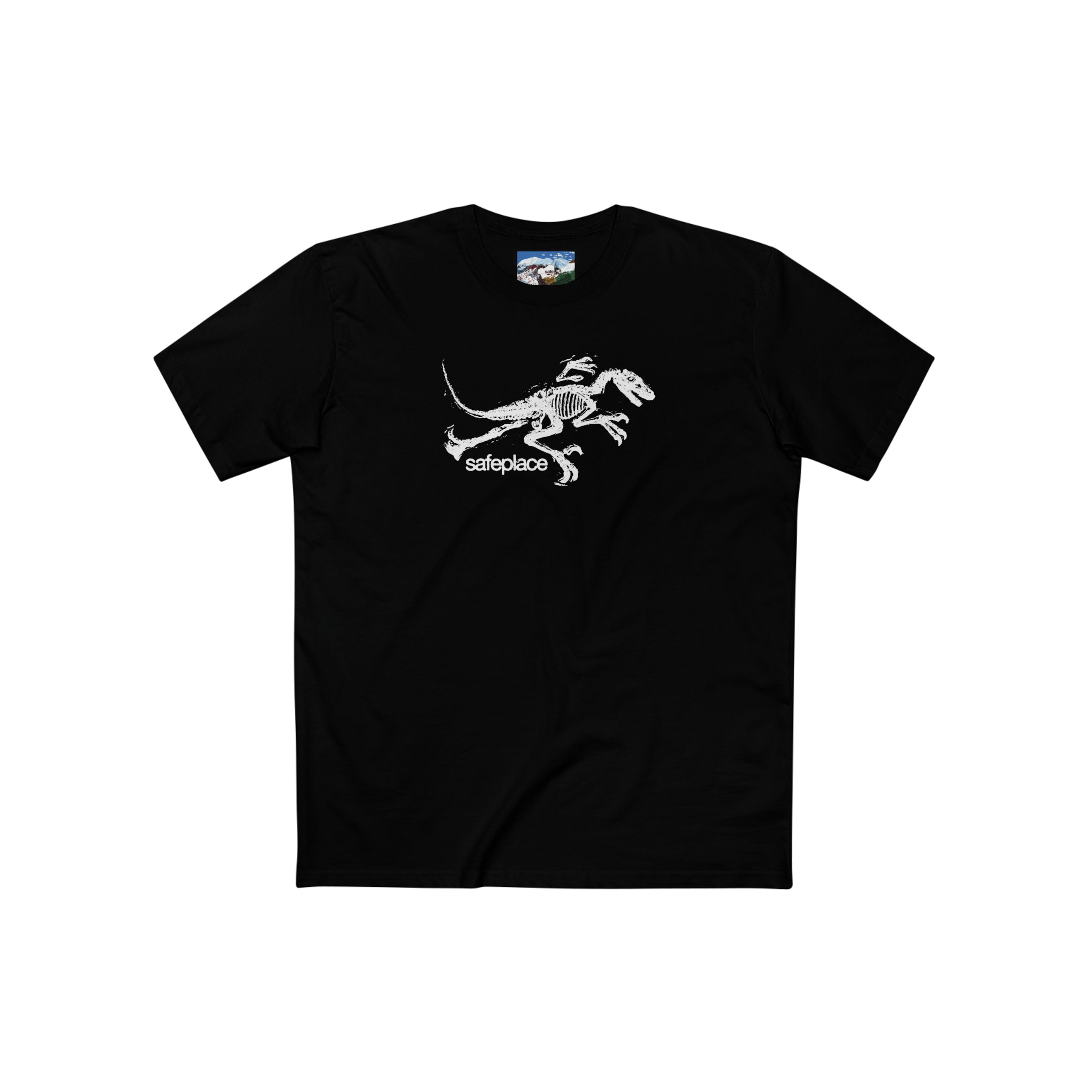 jurassic classic tee (white print)