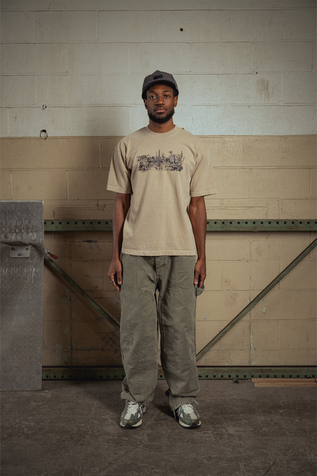 wild west heavyweight tee [mushroom]