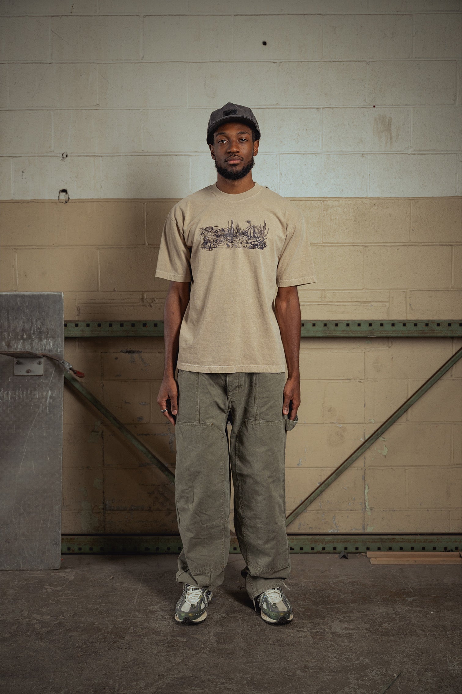 wild west heavyweight tee [mushroom]