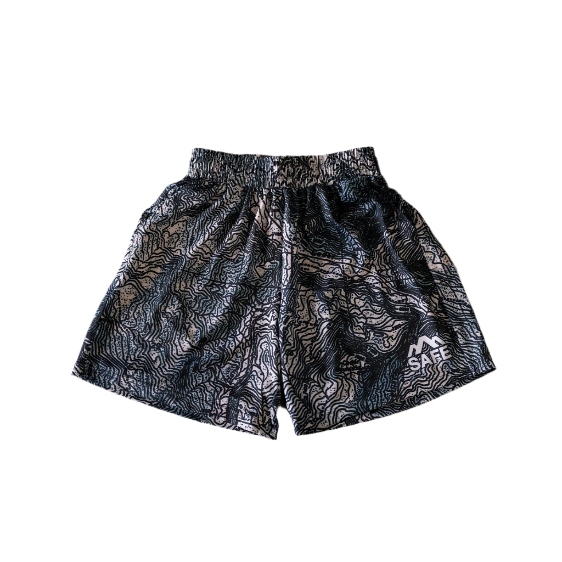 topographic mesh shorts